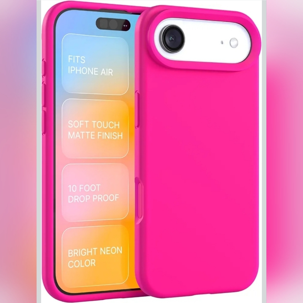 FELONY Neon Pink Silicone Case | iPhone Air (No MagSafe)